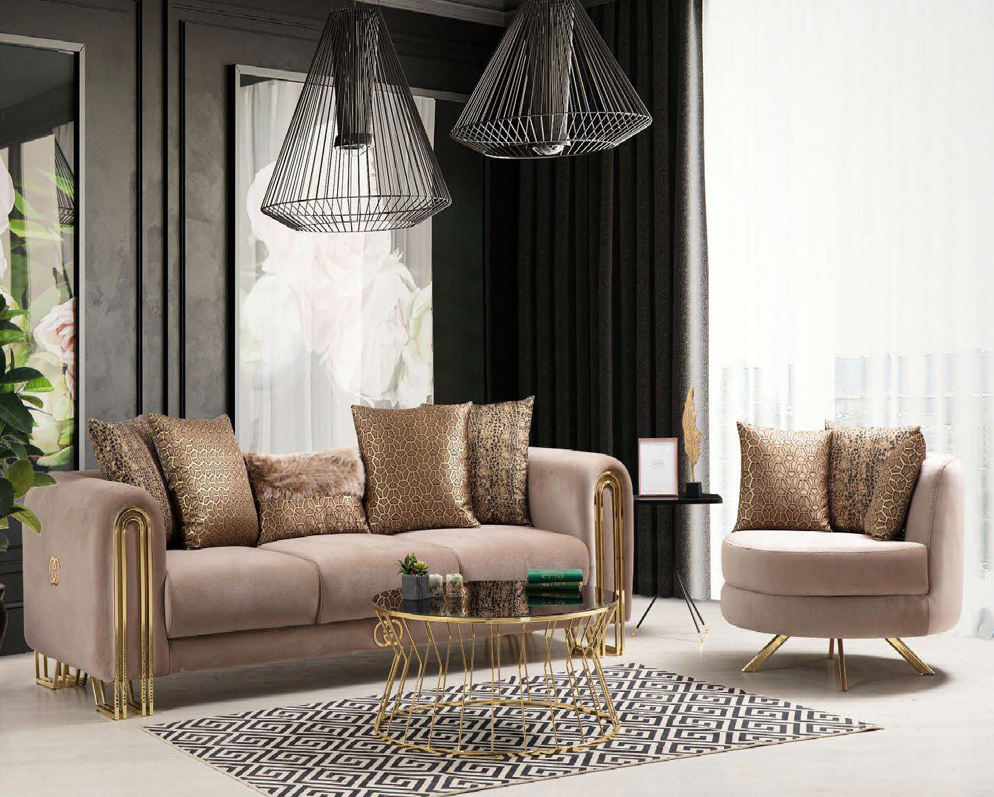 CHANEL SOFA 3 SEATER | CF Gallery Furniture