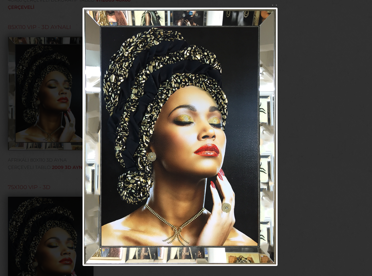 2009 AFRICAN MIRROR FRAME (2009 3D) | CF Gallery Furniture